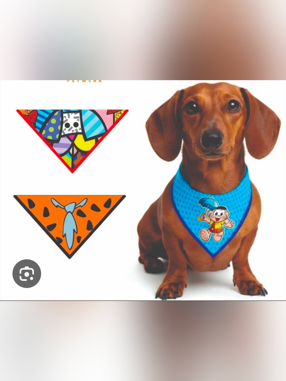 Mickey Mouse Small Dog Bandana 5-Pack - Disney Pet Collection (Size S)